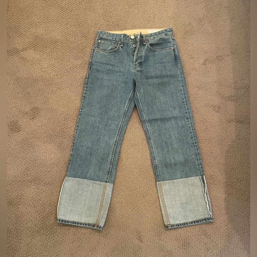 Maya High Rise Ankle Straight Jeans- Bought new, worn only a few times